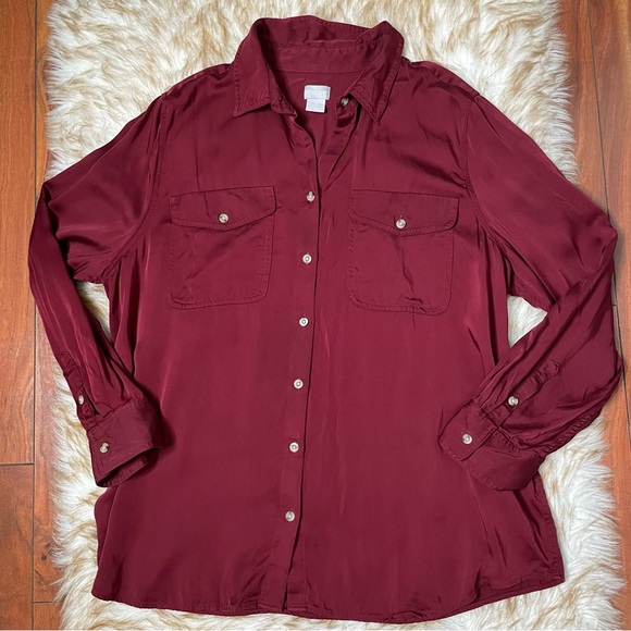 Chicos pocket front button down - Picture 3 of 7